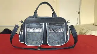 DIY Bag Jeans Fantasy Сумка из джинсов своими руками полный МК и выкройка Джинсовая Фантазия