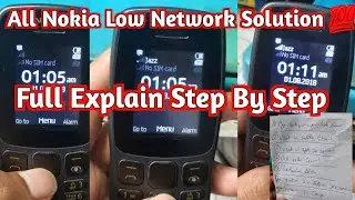 All Nokia Low Network OR No Network Solution Step By Step 🔥🔥 Game Over | One Video All Nokia Models