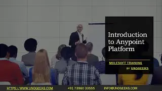 MuleSoft Training | Introduction to Anypoint Platform | MuleSoft training online