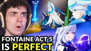 GENSHIN'S GREATEST ARCHON QUEST! Fontaine Archon Quest Act 5 | Genshin Impact 4.2 FULL REACTION