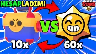 HANGİSİ DAHA İYİ? 10 MEGA KUTU vs 60 STARR HEDİYESİ! Brawl Stars