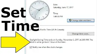 How to Change Time in Windows 10 | Time Format & 24 Hrs or AM / PM