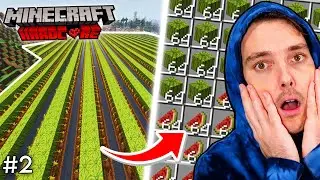 I Built LAZARBEAM's Melon Farm But Better.. (Hardcore Minecraft)