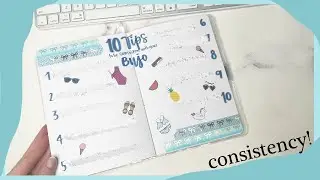 10 Tips to be Consistent with Your Bujo ✨