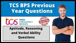 TCS BPS Aptitude Practise Paper | TCS BPS Sample Paper Question and Answer| TCS BPS Paper Solution