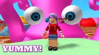 ROBLOX LET'S PLAY ESCAPE CANDY LAND OBBY | YUMMY! | RADIOJH GAMES