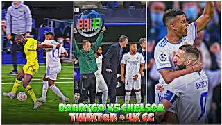 Rodrygo vs Chelsea : Twixtor - Best 4k Clips + CC High Quality For Editing 🤙💥 