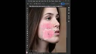 How to fix skin problem Skin retouching with help of contant aware move tool in photoshop 2022