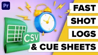 How to Make Shot Logs FAST with Premiere Pro