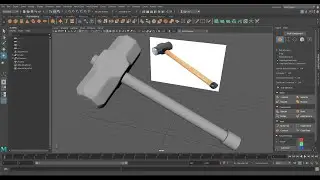 Maya 2020 Modeling Tutorial Sledge Hammer Turn CC on