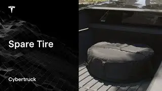 Cybertruck Spare Tire Kit Installation and Tire Swap