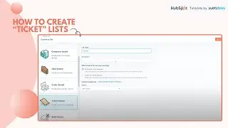 How to create “Ticket” Lists