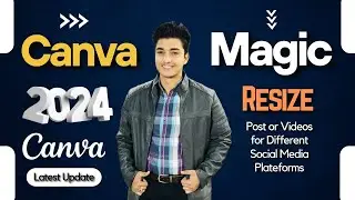 How to use  Canva Magic Resize | How to Resize Video or Image Canva Tutorial in Urdu / Hindi