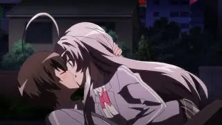 | Haiyore! Nyaruko-san Kiss scenes | thirsty girl moments |anime harem moments