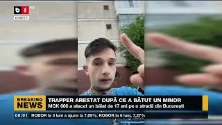 TRAPPER ARESTAT DUPĂ CE A BĂTUT UN MINOR ÎN BUCUREȘTI_Știri B1_17 iulie 2022