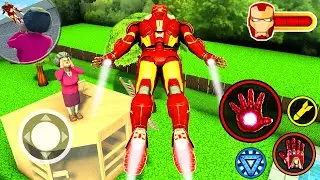 Play as IronMan in Scary Teacher 3D