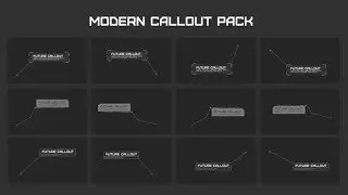 Modern Callout Packs | After Effects Template | Titles