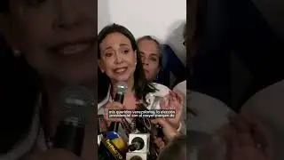 Machado: Edmundo González Urrutia obtuvo el 70% de los votos y Nicolás Maduro el 30% #shorts