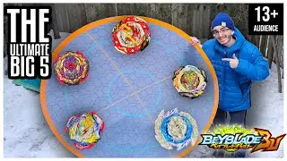 WINTER BEYBLADE BATTLES STRONGEST Burst ULTIMATE BIG 5! 2023