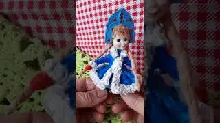 Девочка красавица  снегурочка из ваты елочная игрушка #Shorts #Хендмейд