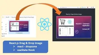 How to Upload, Preview image with Drag & Drop in react.js Using Hooks? Step by Step from Scratch