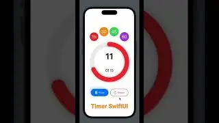 SwiftUI Timer View