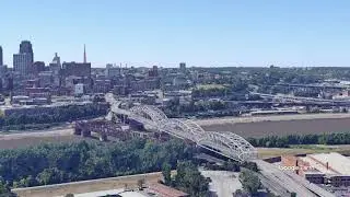 North downtown Kansas City in Google Earth Studio 6-1-19 by CD