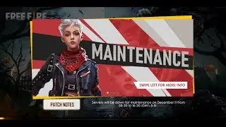 FREE FIRE GAME IS NOT OPEN BUT WHY? FREE FIRE MAINTENANCE PROBLEM|