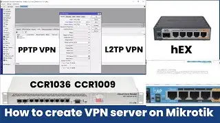 How to create VPN server on Mikrotik with Open VPN Server (PPTP Server, L2TP Sever) Clients to sites