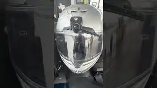 Demo of the BikerGuard Helmet Visor Wiper.