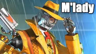 The Legendary M'lady Pathfinder Skin in Apex Legends