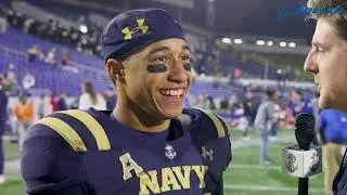 Navy Football Interview: Brandon Chatman vs. Charlotte