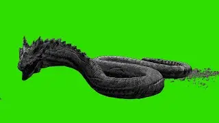 Giant Snake Green Screen