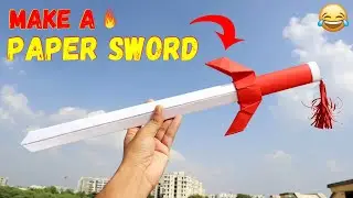 How to Make a Paper Sword | How to Make Sword Out of Paper | Ninja Sword | Mad Times