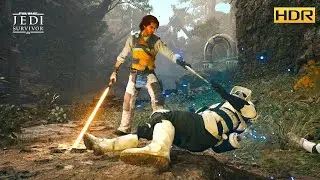 Jedi Survivor PS5 - Jedi Mastery & Dark Force Gameplay - 2K HDR 60 FPS