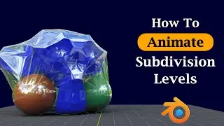 How To Animate Subdivision Level In Blender | Subdivision Surface Through Geometry Nodes | Quick Tip