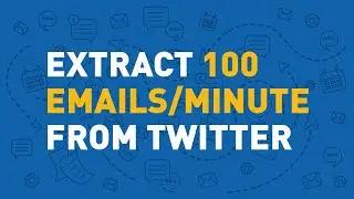 EXTRACT EMAILS FROM TWITTER for lead generation ⚡ Atomic email extractor software