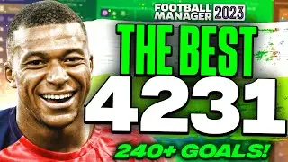 The BEST 4231 FM23 Tactic Scores 240+ Goals + Wins Quadruple! | Best FM23 Tactics