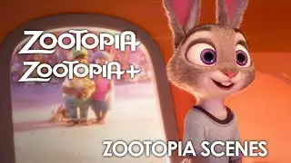 Zootopia (2016) and Zootopia+ (2022) - scene comparisons
