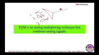 Multiplexing - CS371 Data Communication & Networks - Complete