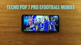 Tecno pop 7 pro efootball 2023 mobile  gameplay.