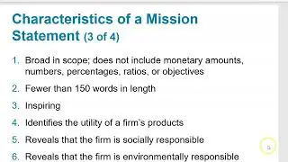 Strategy Chapter 2 Business Vision and Mission