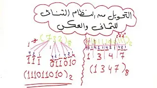 التحويل من النظام الثنائي للثماني والعكس بطريقة سهلة وبسيطة