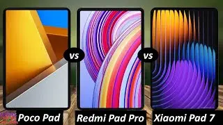 Xiaomi's BIGGEST Secret Redmi Pad Pro wifi vs Poco Pad wifi vs xiaomi pad 7 Comparison