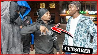 Throwing FAKE GANG SIGNS on Thugs in the Hood GONE WRONG! (MUST WATCH)