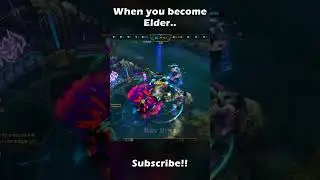 When you BECOME the Elder Dragon - League of Legends Highlight #lol #outplayed #shorts