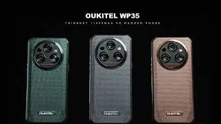 OUKITEL WP35 - 5G Rugged Smartphone 6.62.4K 11000 mAh 24GB+256GB Android 14 64MP NFC Business Phone