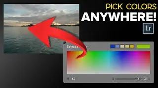 Pick Colors from Anywhere in Lightroom