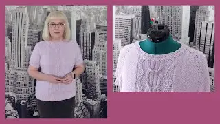 Как вязала джемпер в технике «Нулевой реглан».Подробное описание, расчёты.