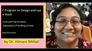 C Program to design a Stack with Push and Pop Operations